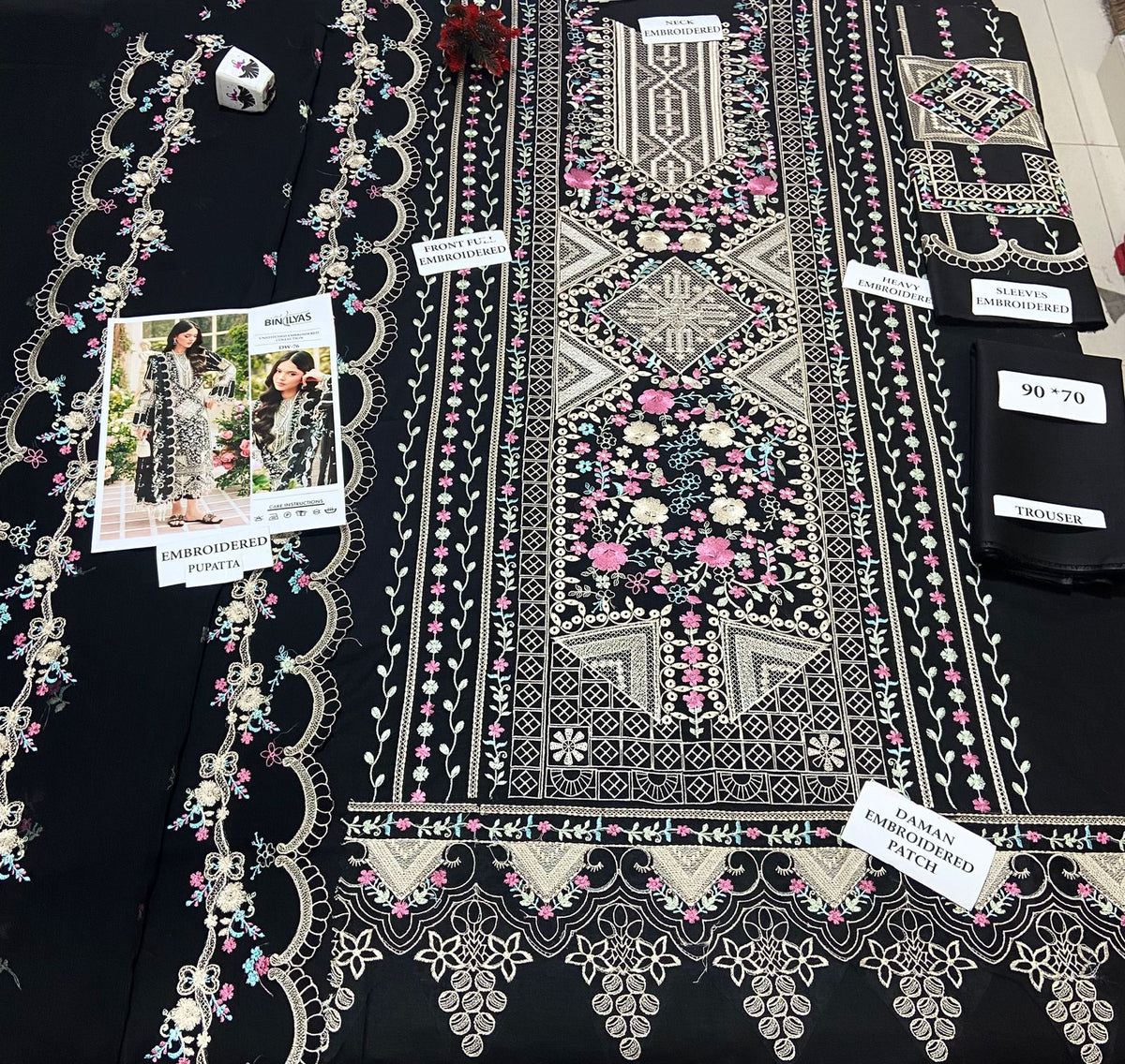 IRHA BY CA'3 PCS UNSTITCHED