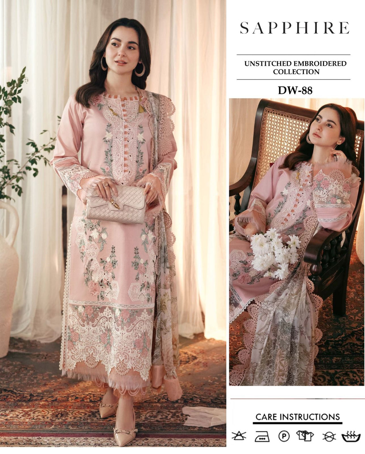 SAPPHIRE BY CA'3 PCS UNSTITCHED