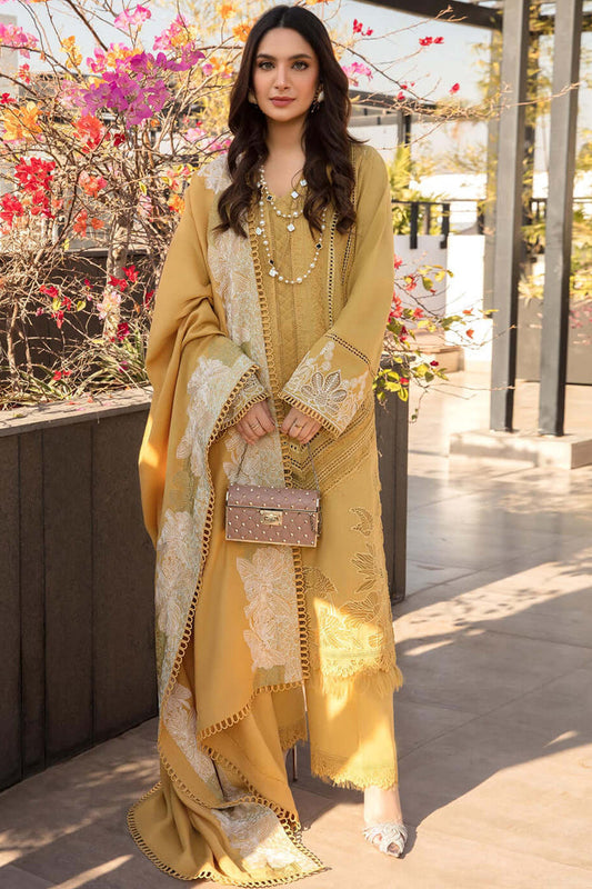 SS 1220-3 Pc Lawn Heavy Embroidery with Embroidery Lawn Duppata