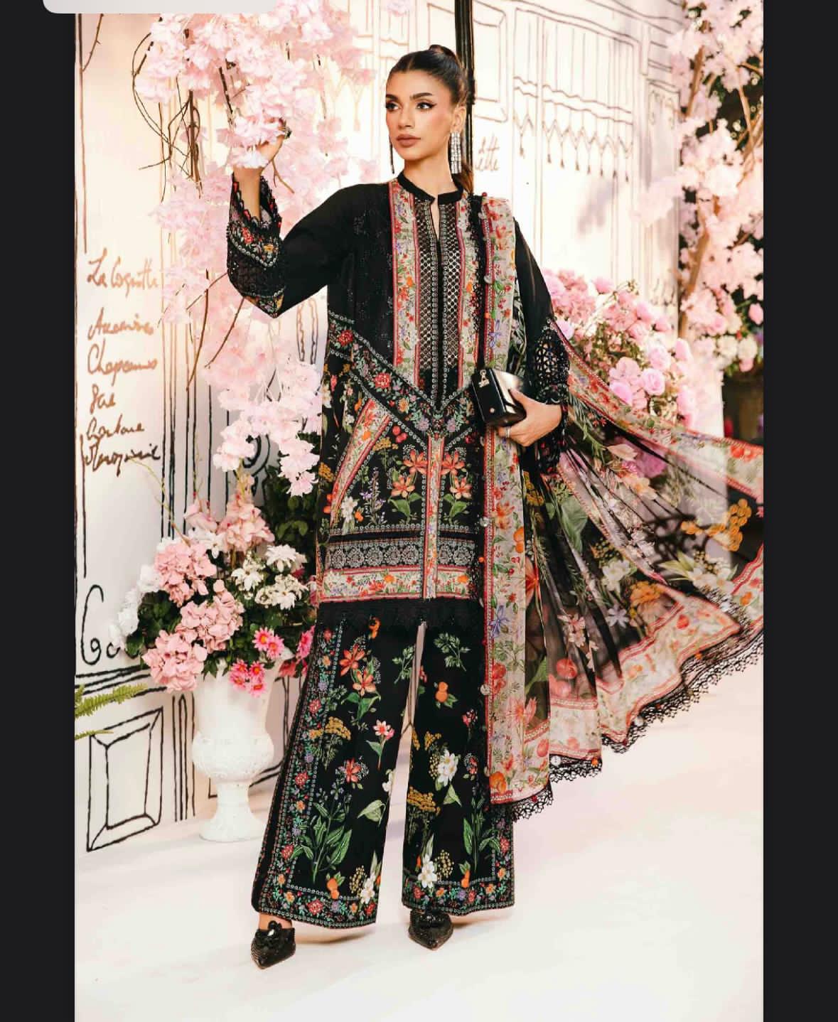 MARIA B |3| PCS LAWN UNSTITCHED