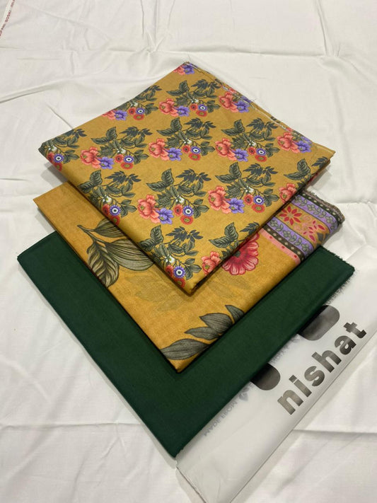 Nishat  Lawn Printed 3Piece D-43