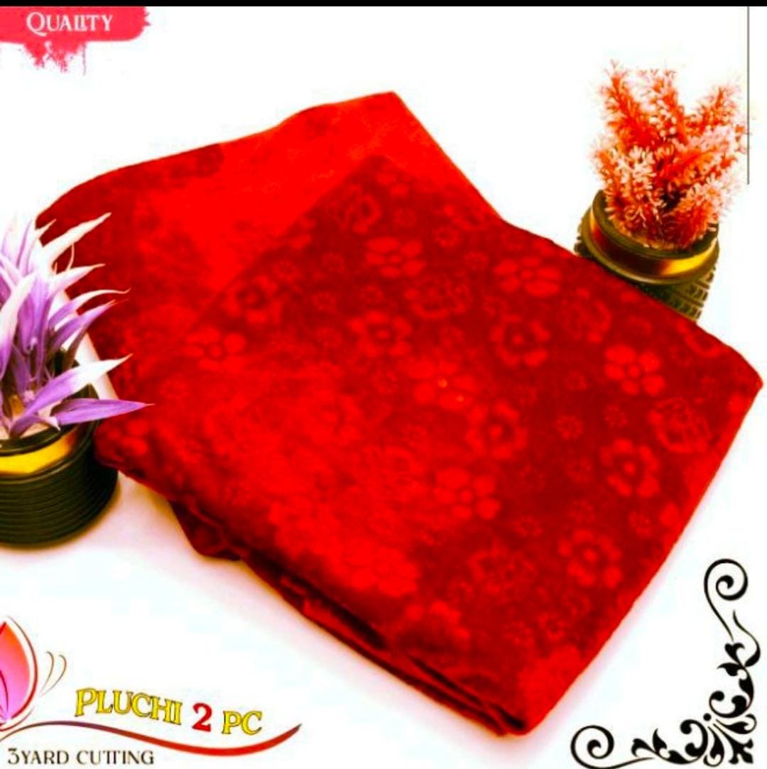 VELVET PLUCHI |2| PCS UNSTITCHED