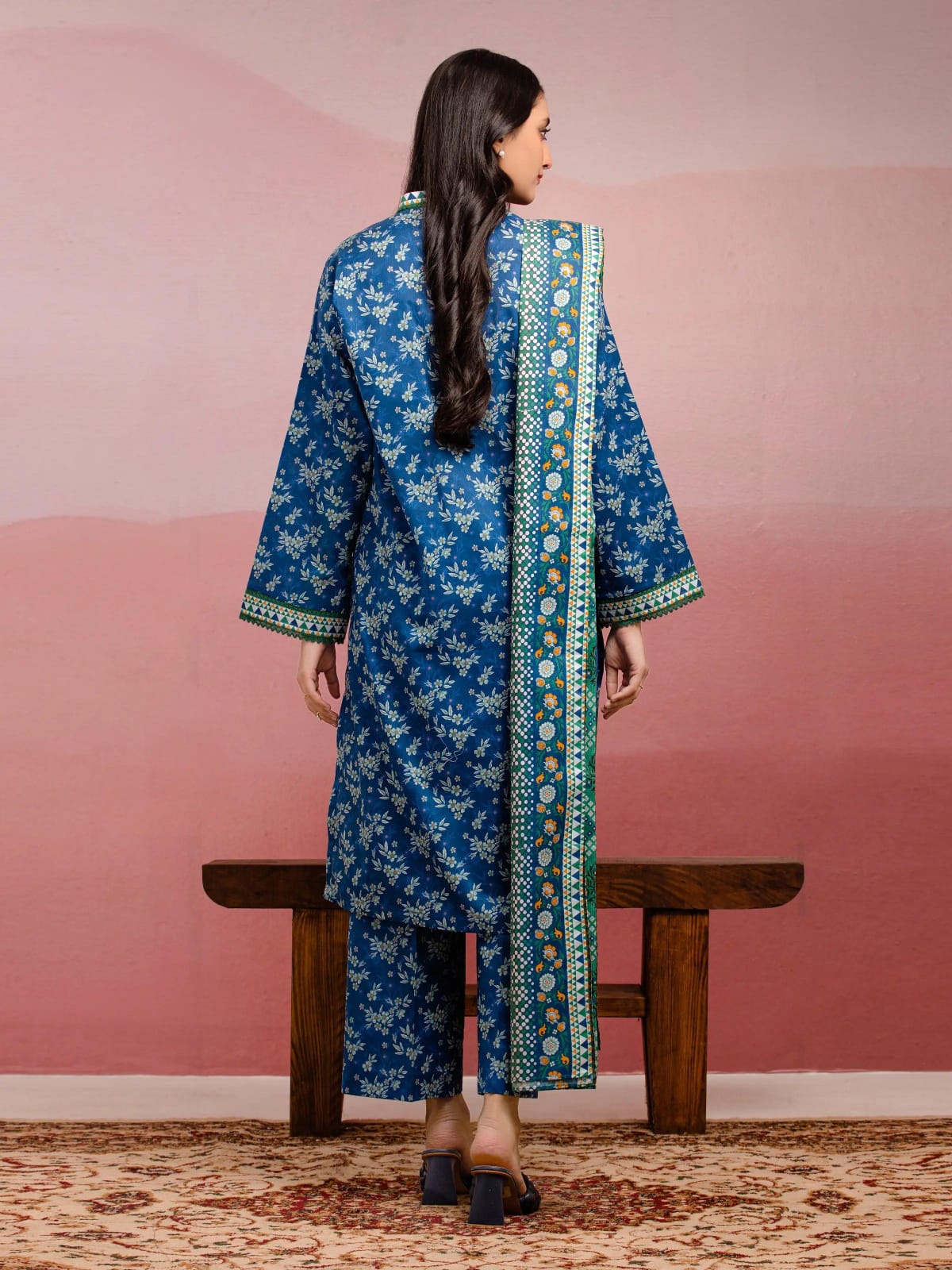 EDENROBE |3| PCS UNSTITCHED