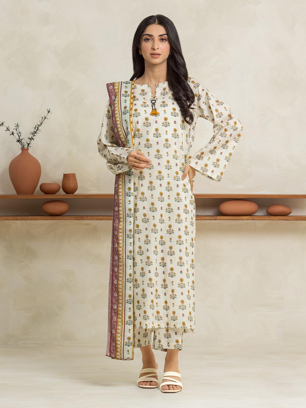 EDENROBE |3| PCS UNSTITCHED