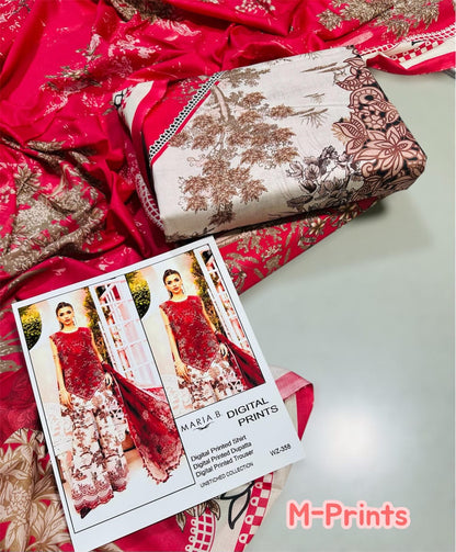 MARIA B Lawn Printed 3Piece D-005
