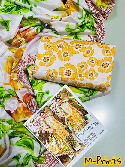 MARIA B Lawn Printed 3Piece D-004