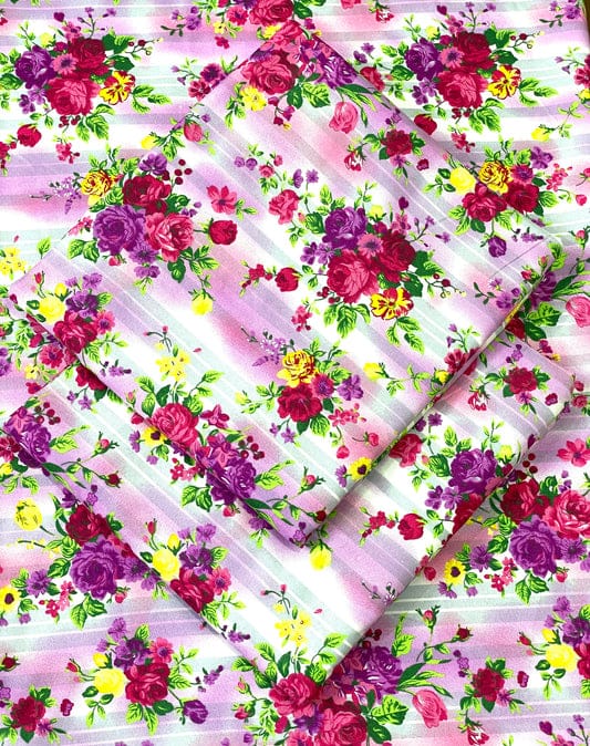 FLORAL PRINTED 2PC D-122