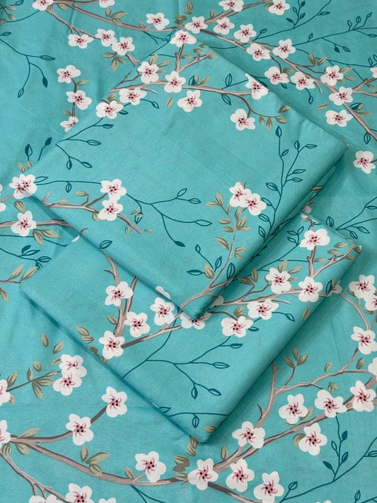 FLORAL PRINTED 2PC D-137