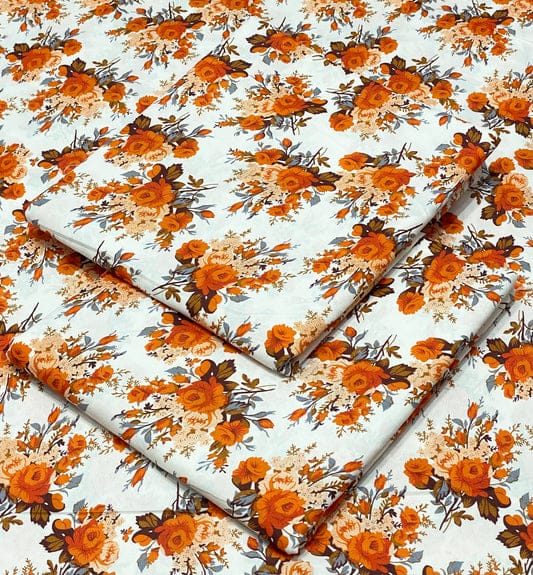 FLORAL PRINTED 2PC D-163