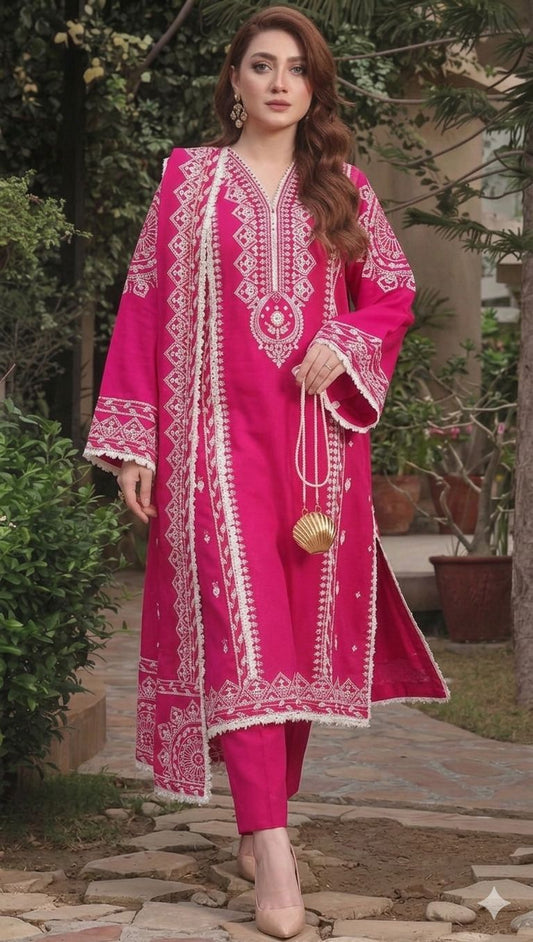 ANEELA'S |3| PCS LAWN UNSTITCHED