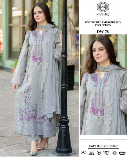 MUSHQ BY CA'3 PCS UNSTITCHED