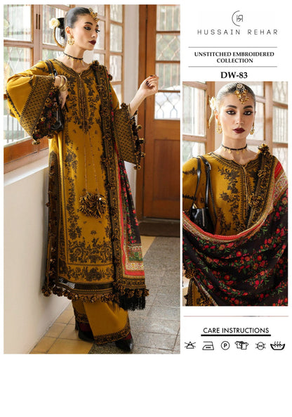 HUSSAIN REHAR BY CA'3 PCS UNSTITCHED