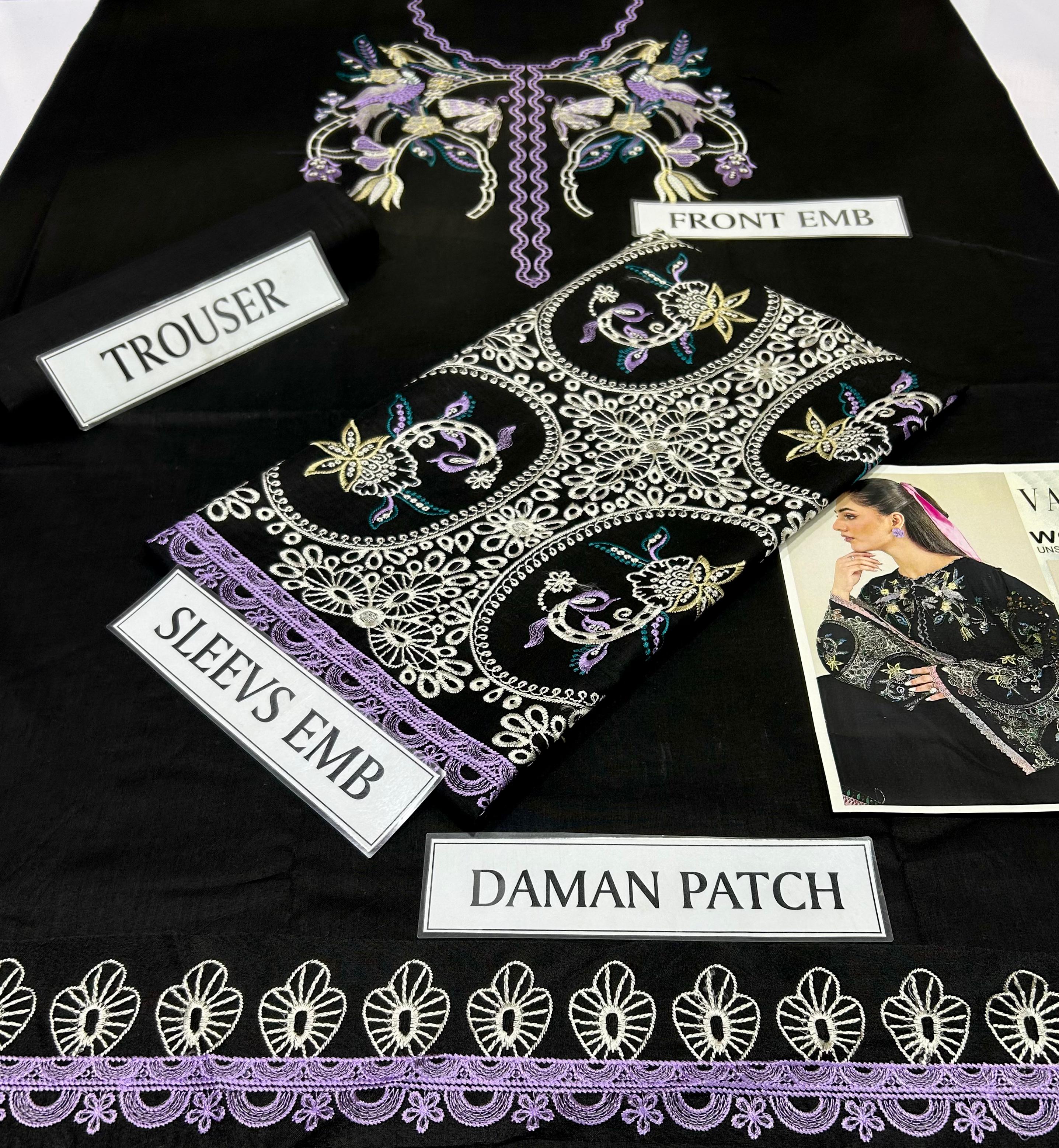 EMP PATCH |2| PCS SUIT UNSTITCHED Z-121