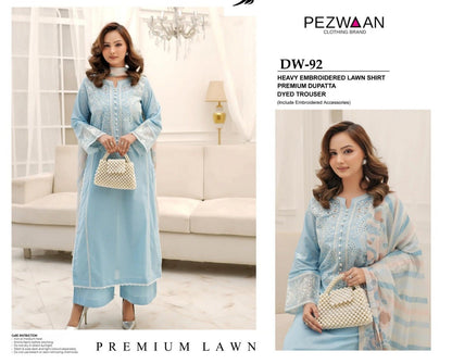 PEEZVAN BY CA'3 PCS UNSTITCHED