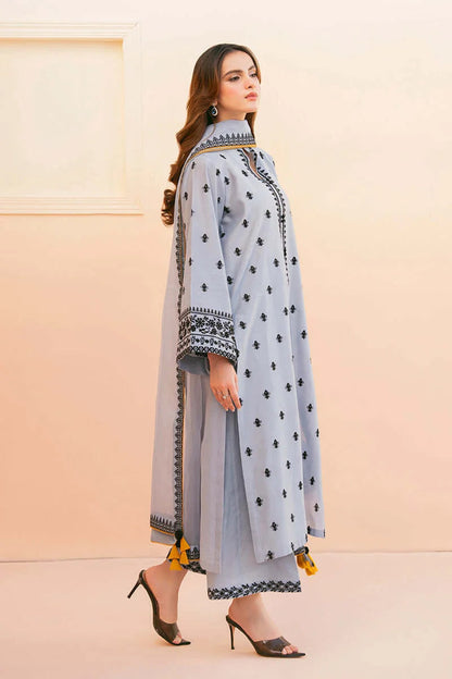 AS-2775-3 Piece - Unstitched Embroidered Lawn Fabric