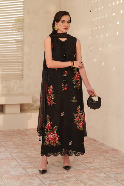 BQ-209-3 Piece - Unstitched Digital Printed lawn Fabric