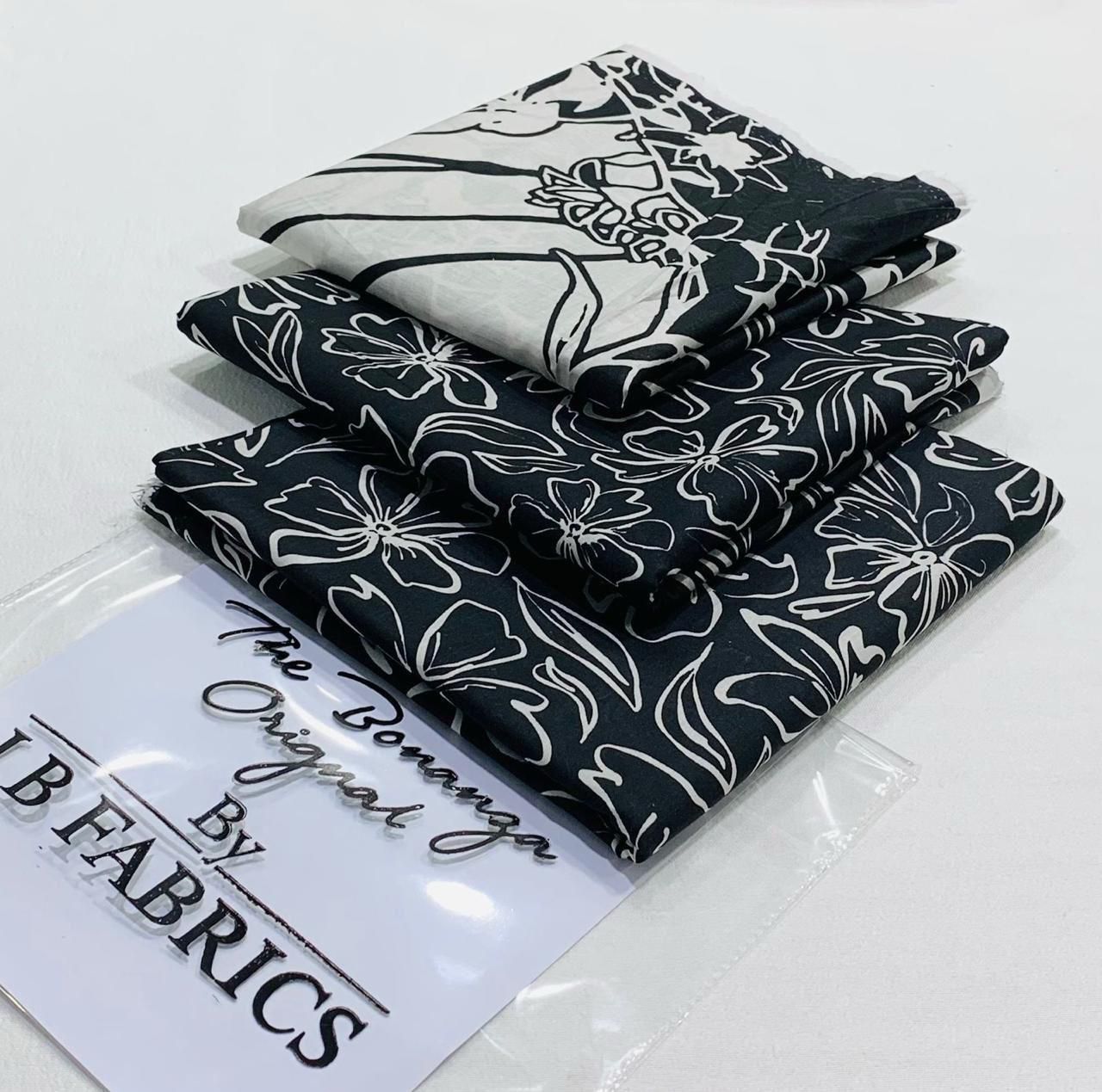 IB PRINTED LAWN |3| PCS UNSTITCHED