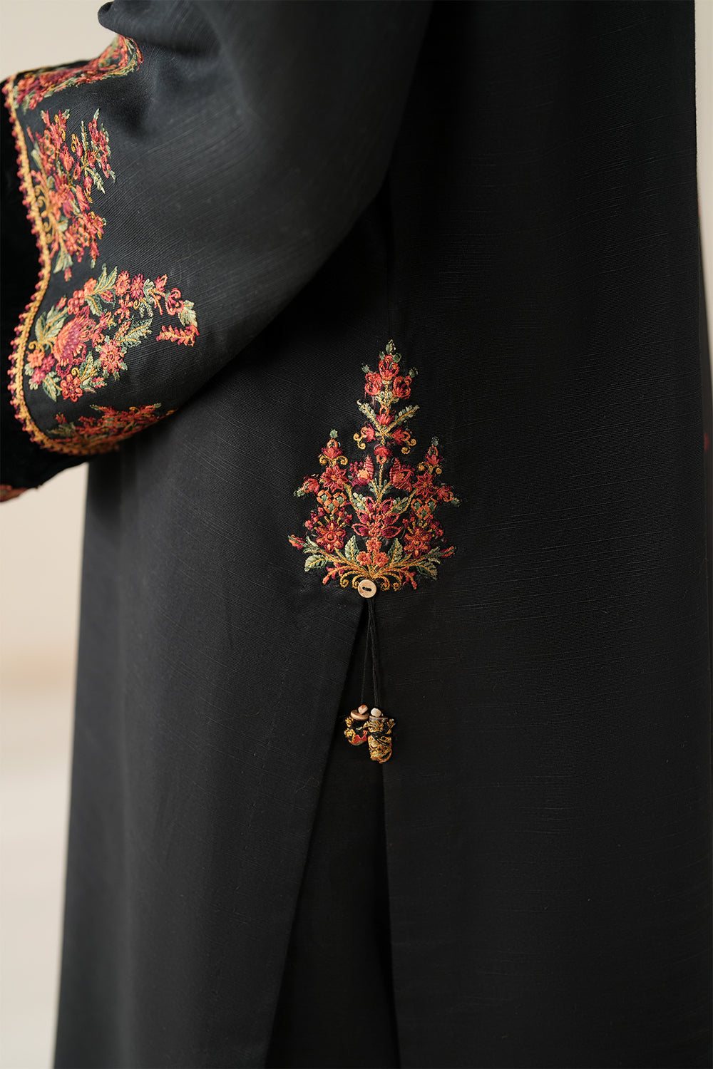 3 Piece - Unstitched Fully Embroidered Dhanak Fabric BQ-145