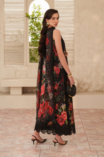BQ-209-3 Piece - Unstitched Digital Printed lawn Fabric