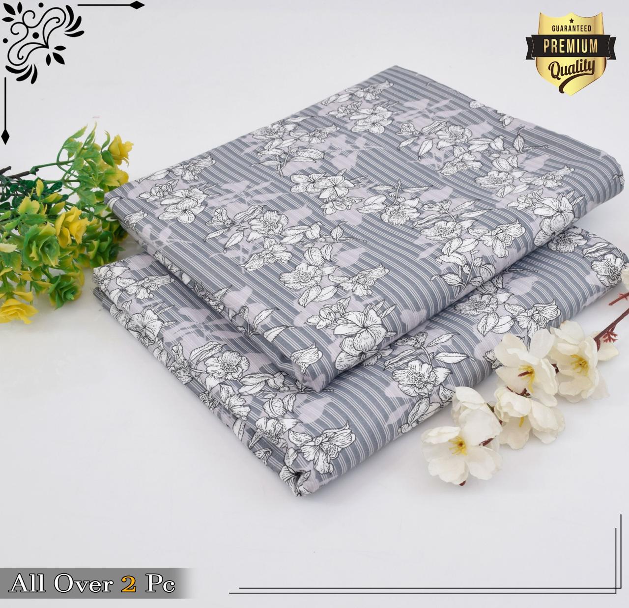 SUMMER COTTON |2| PCS UNSTITCHED