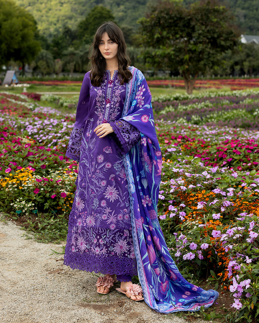 MS-2770-3 Piece - Unstitched Embroidered Lawn Fabric