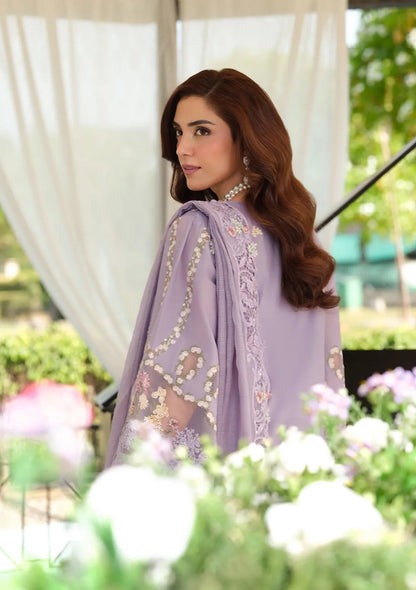 EL 2715-3 Piece - Unstitched Fully Embroidered Lawn Fabric