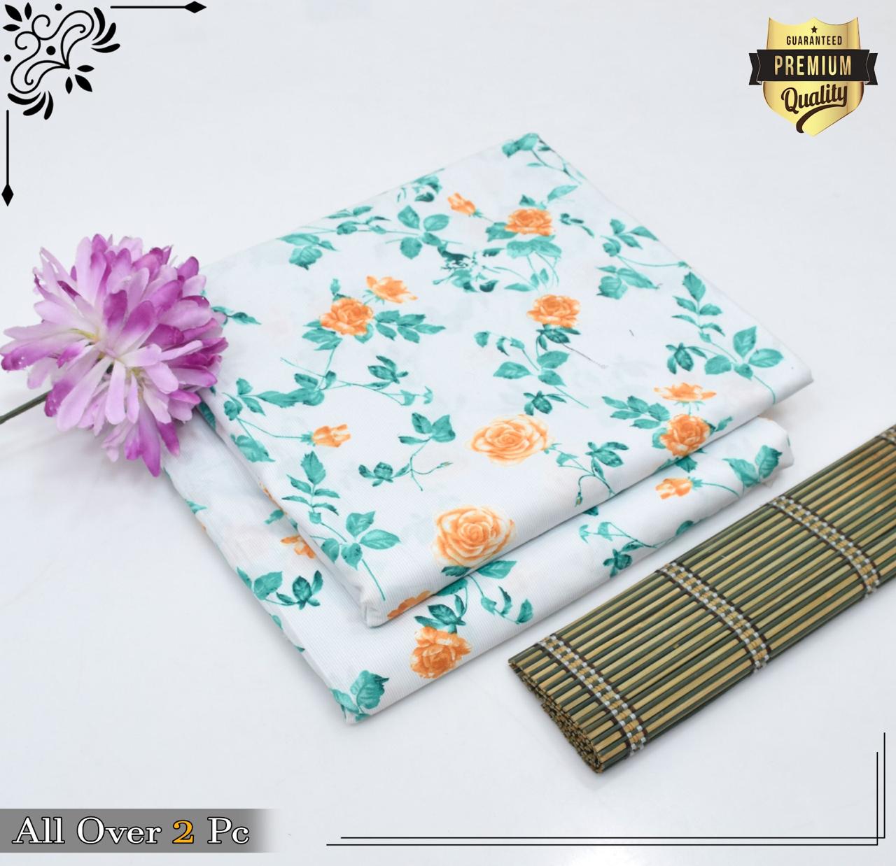 SUMMER COTTON |2| PCS UNSTITCHED