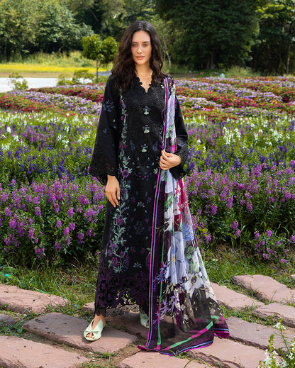 MS-2745-3 Piece - Unstitched Embroidered Lawn Fabric