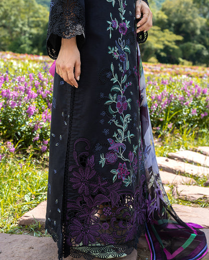 MS-2745-3 Piece - Unstitched Embroidered Lawn Fabric