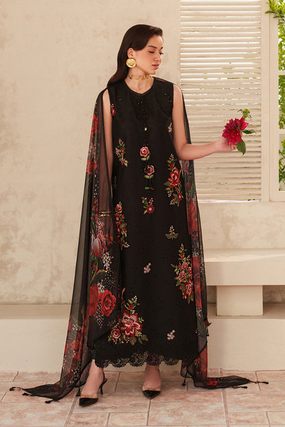 BQ-209-3 Piece - Unstitched Digital Printed lawn Fabric