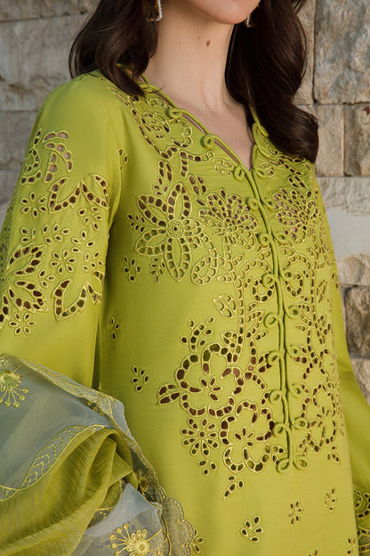 RR-2780-3 Piece - Unstitched Chicken Kari Embroidered Suit