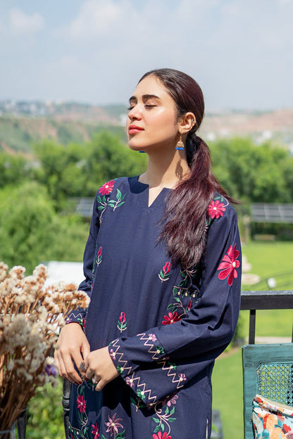 MB 70-2 Piece - Unstitched Embroidered Lawn Fabric