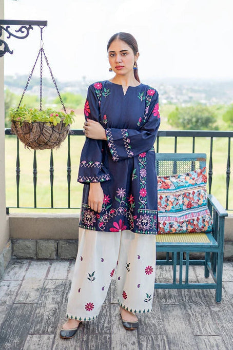 MB 70-2 Piece - Unstitched Embroidered Lawn Fabric
