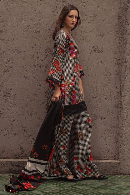 3 Piece - Unstitched Digital Printed Khaddar Fabric