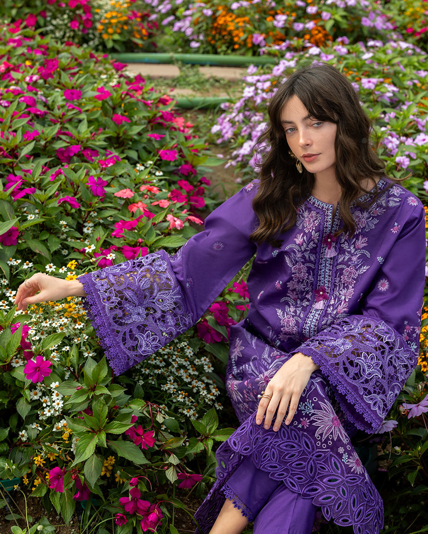 MS-2770-3 Piece - Unstitched Embroidered Lawn Fabric