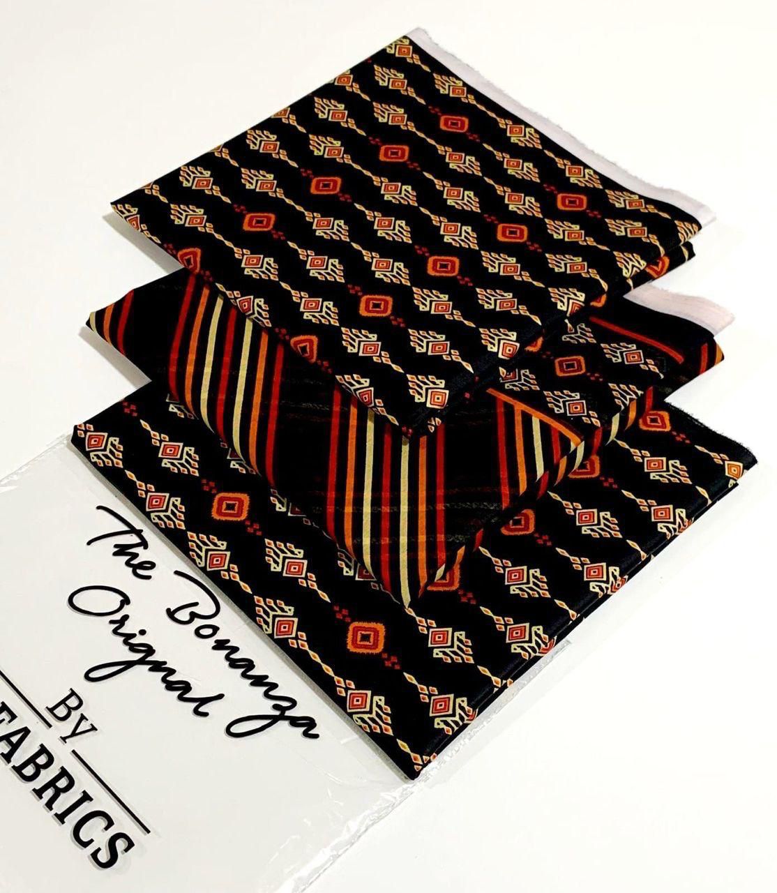 IB PRINTED LAWN |3| PCS UNSTITCHED