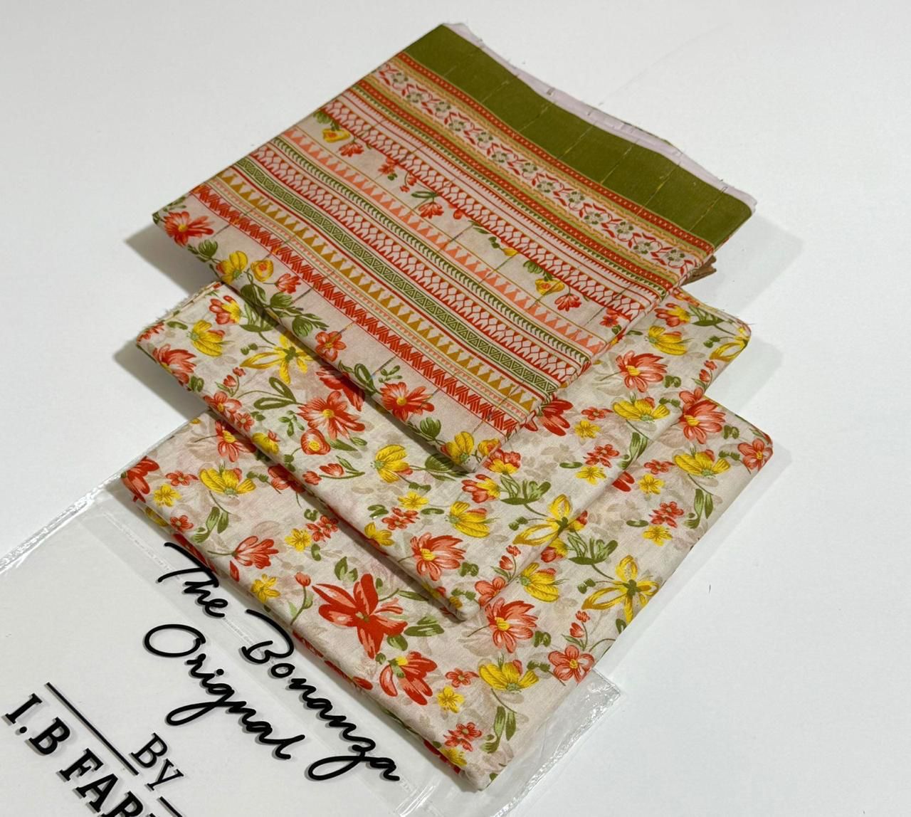IB PRINTED LAWN |3| PCS UNSTITCHED