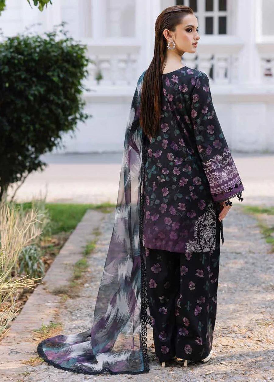 BQ-32-3 Piece - Unstitched Digital Printed Khaddar Fabric