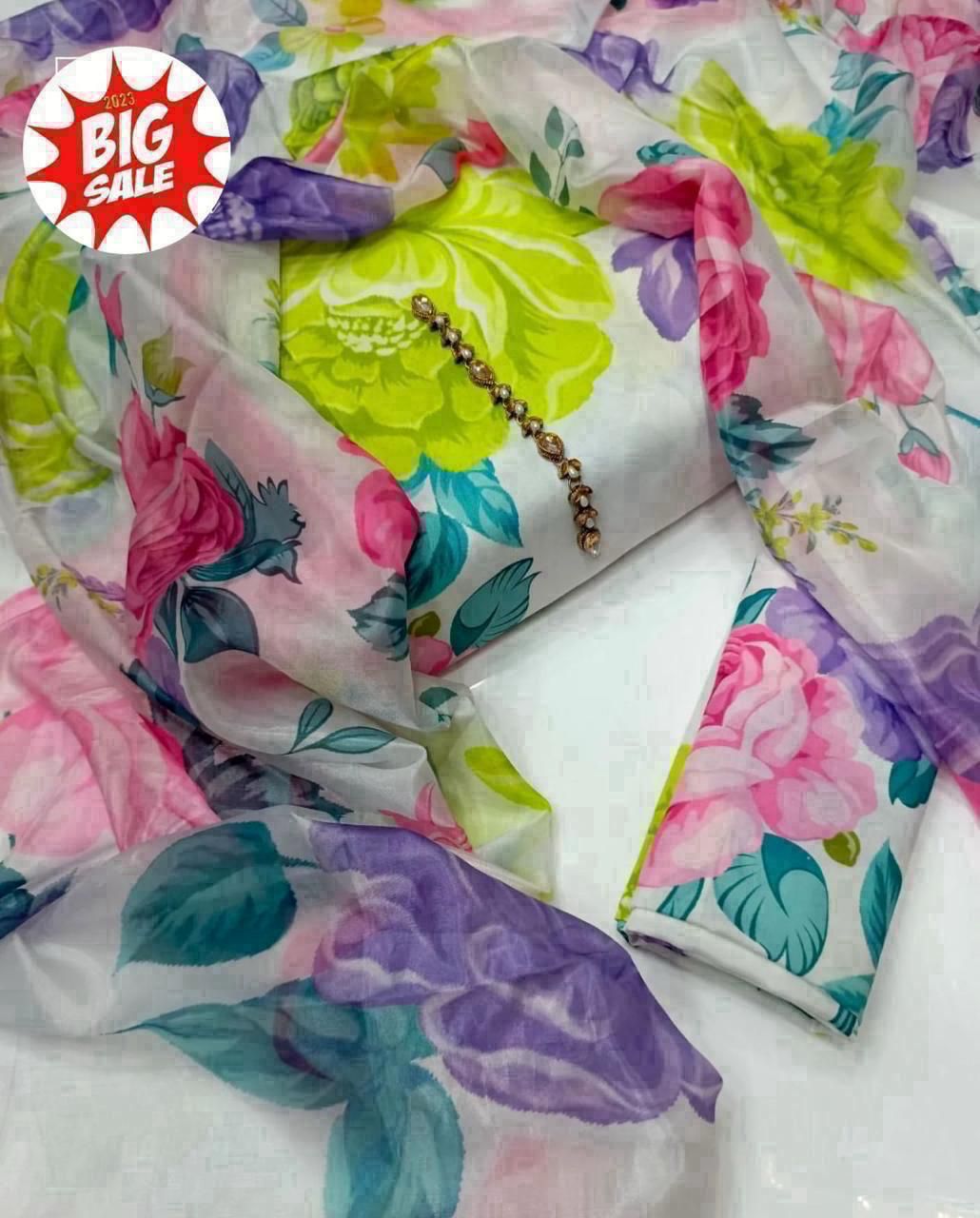 SWISS LAWN |3| PCS UNSTITCH