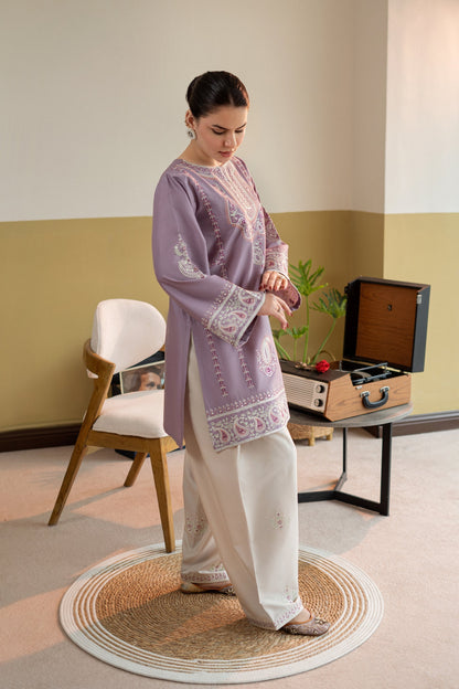 MB 2825-2 Piece - Unstitched Embroidered Lawn Fabric