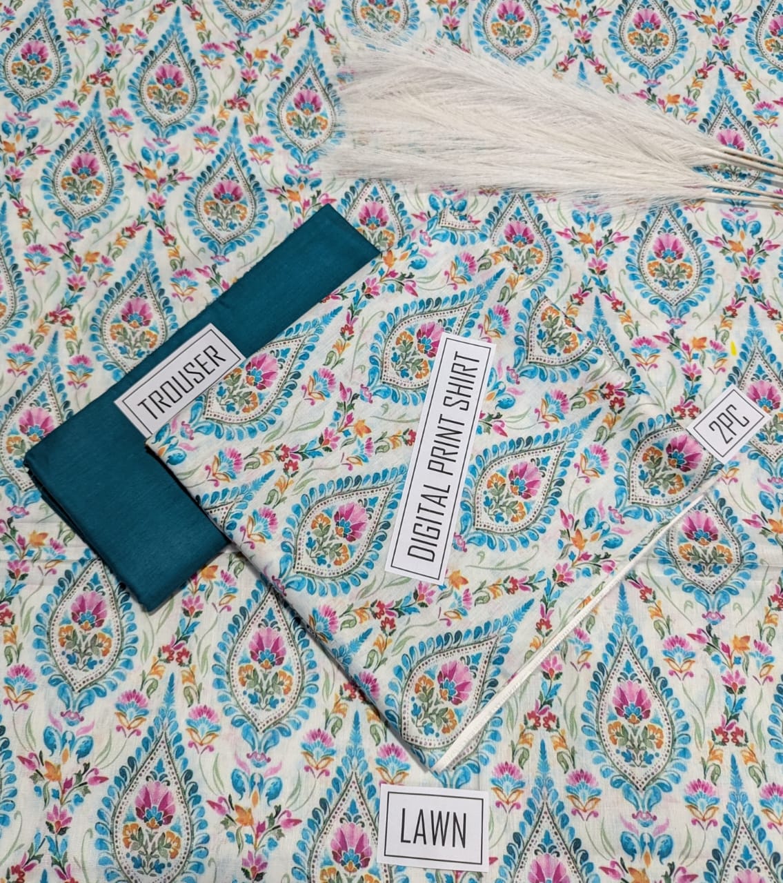 PRINTED LAWN |2| PCS UNSTITCHED