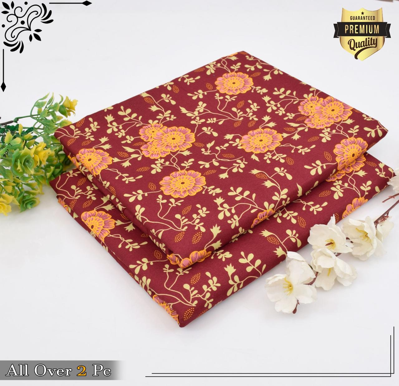 SUMMER COTTON |2| PCS UNSTITCHED