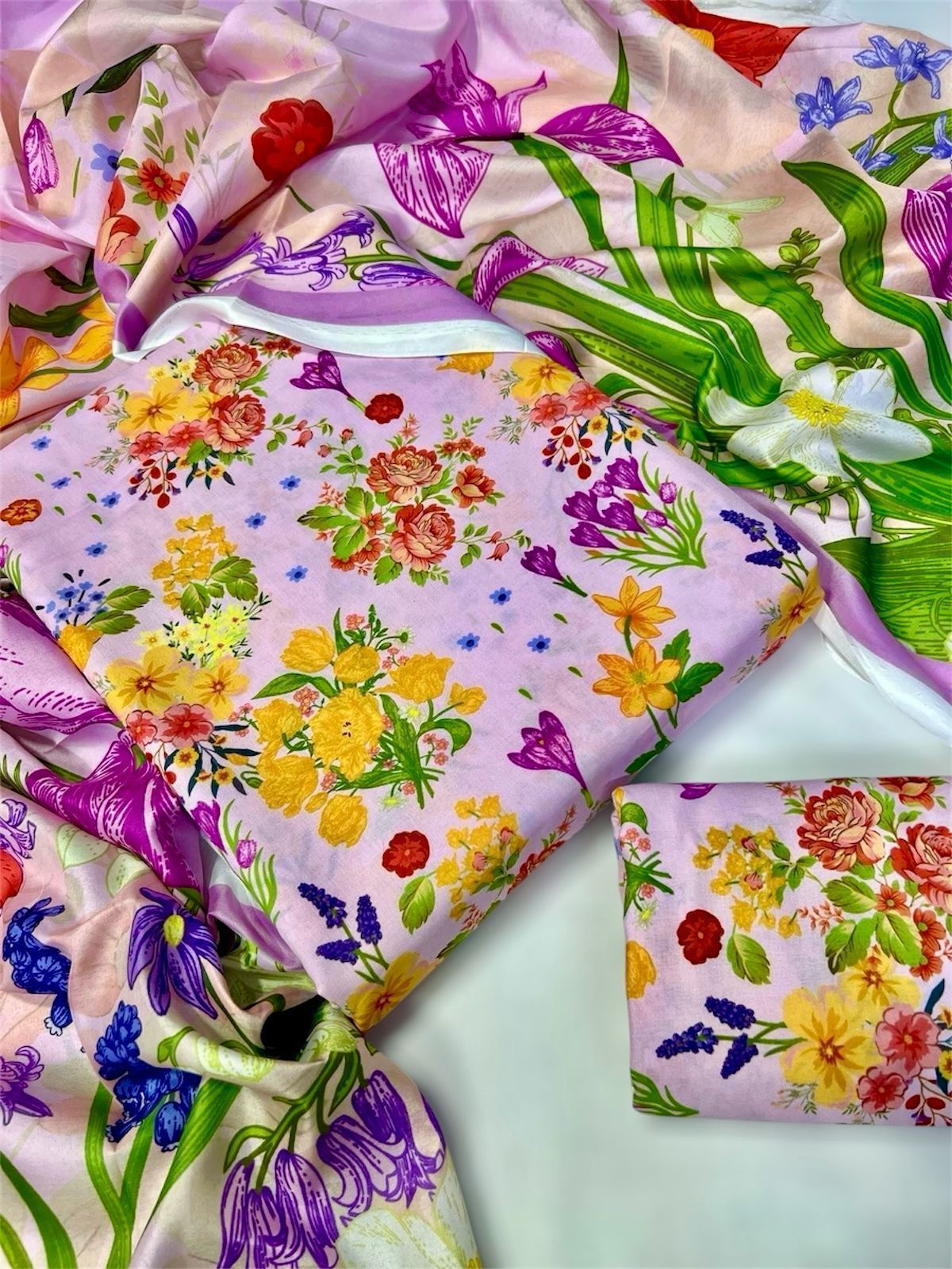 SWISS LAWN |3| PCS UNSTITCH