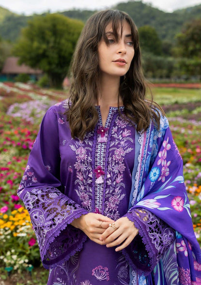 MS-2770-3 Piece - Unstitched Embroidered Lawn Fabric