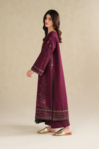 IZ-2705-3 Piece - Unstitched Embroidered Lawn Fabric