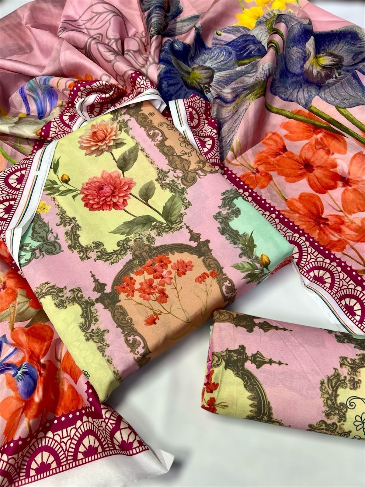 SWISS LAWN |3| PCS UNSTITCH