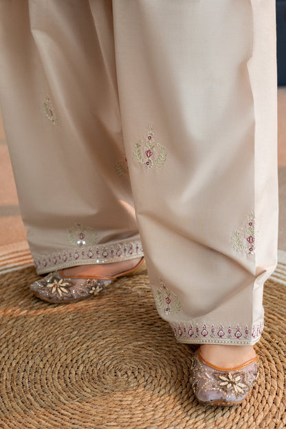 MB 2825-2 Piece - Unstitched Embroidered Lawn Fabric