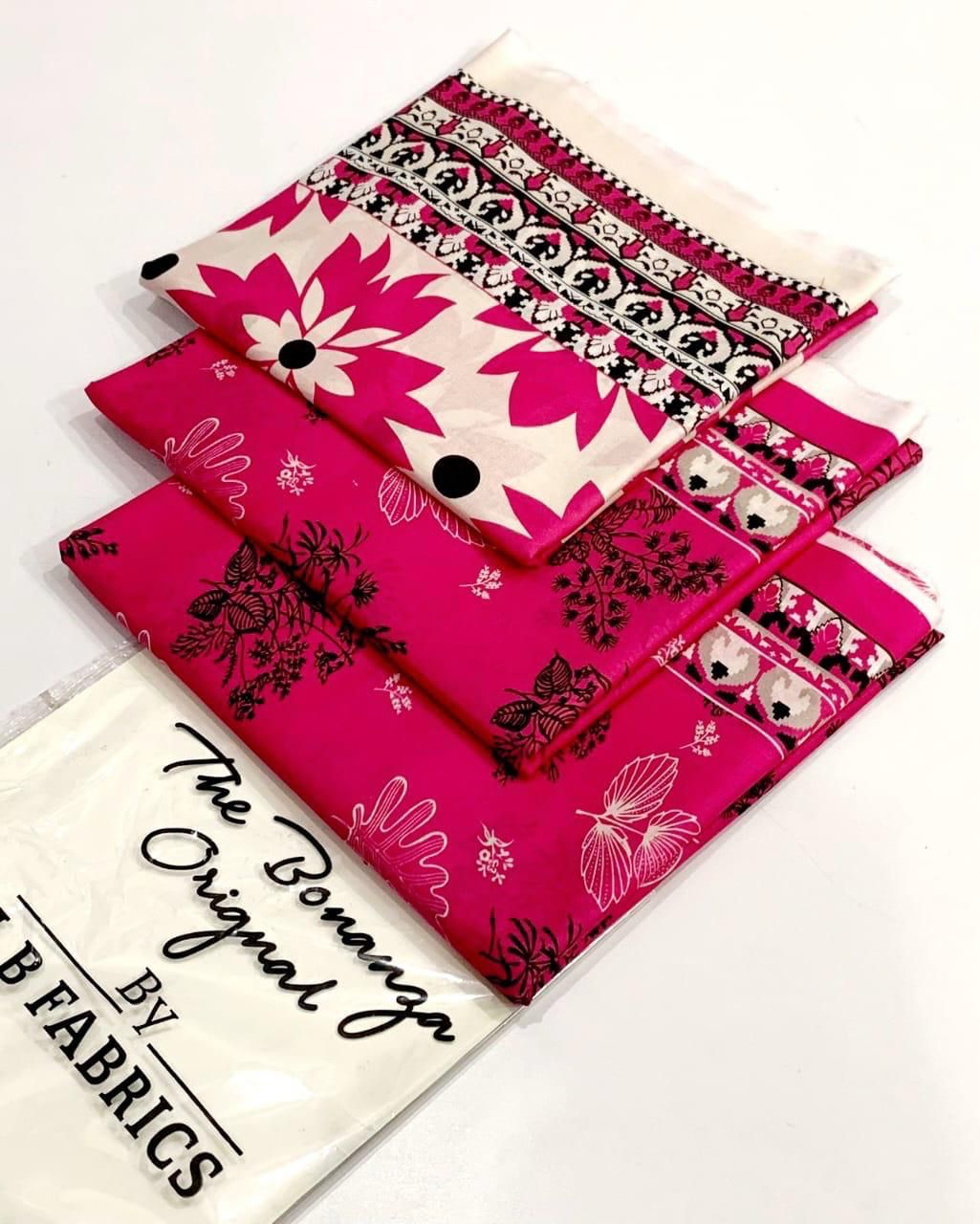 IB PRINTED LAWN |3| PCS UNSTITCHED