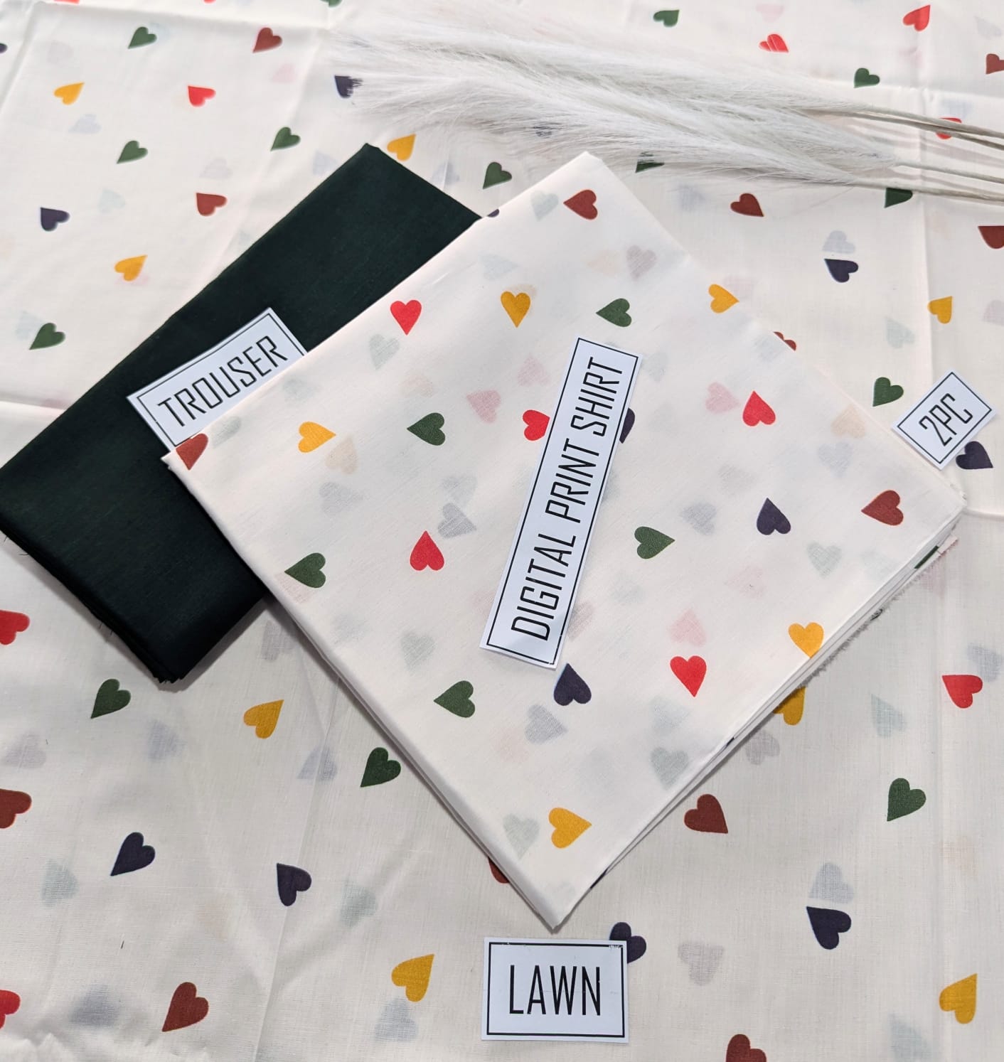 PRINTED LAWN |2| PCS UNSTITCHED