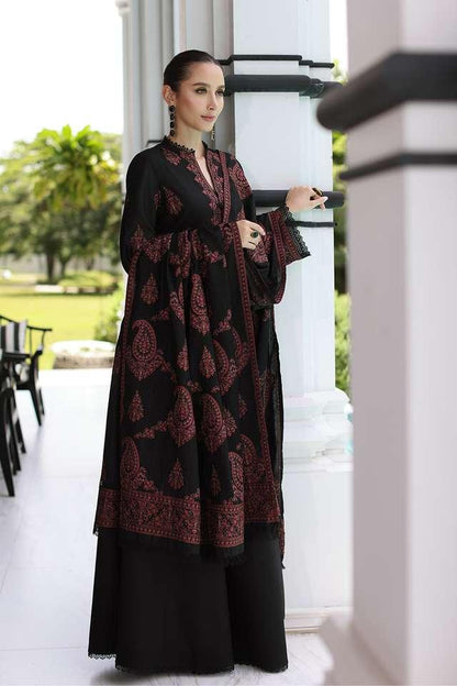 SP 565-3 Piece - Unstitched Fully Embroidered Dhanak Fabric